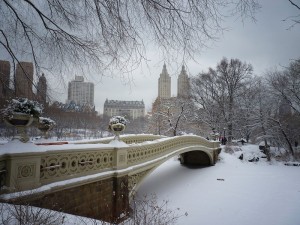 Bow Bridge Central Park Winter