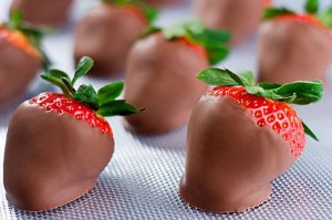 chocolate covered strawberries