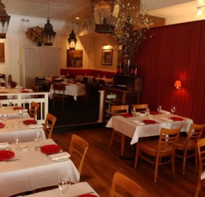 The Red Cat dining room