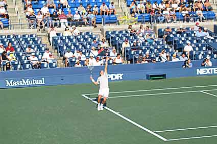 tennis server at US Open