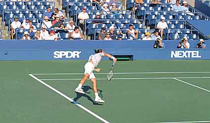 tennis server at US Open